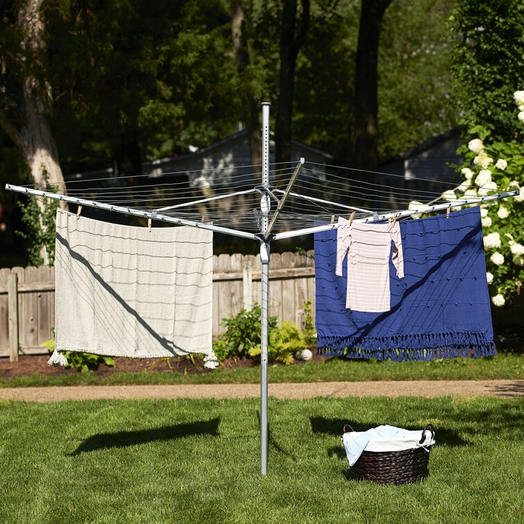 Outdoor best sale circular clothesline